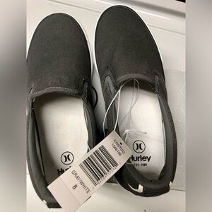 Hurley Arlo Slip Sneakers Gray/White- Men’s Size 8